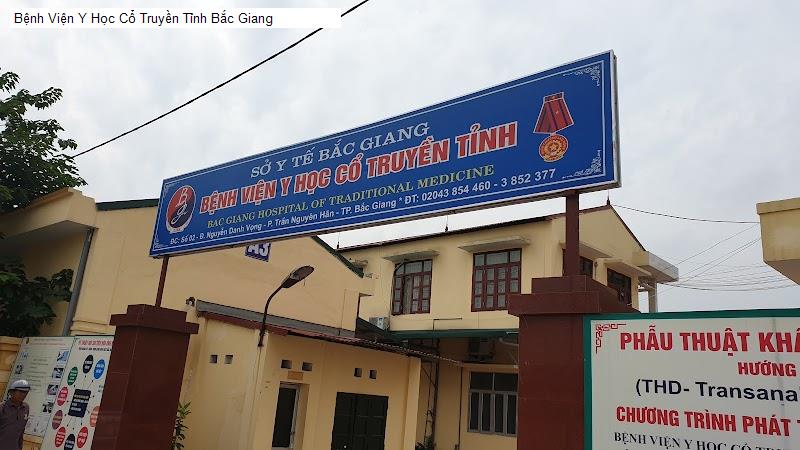 Bệnh Viện Y Học Cổ Truyền Tỉnh Bắc Giang
