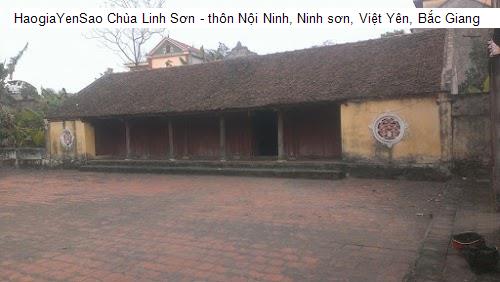 Chùa Linh Sơn - thôn Nội Ninh, Ninh sơn, Việt Yên, Bắc Giang